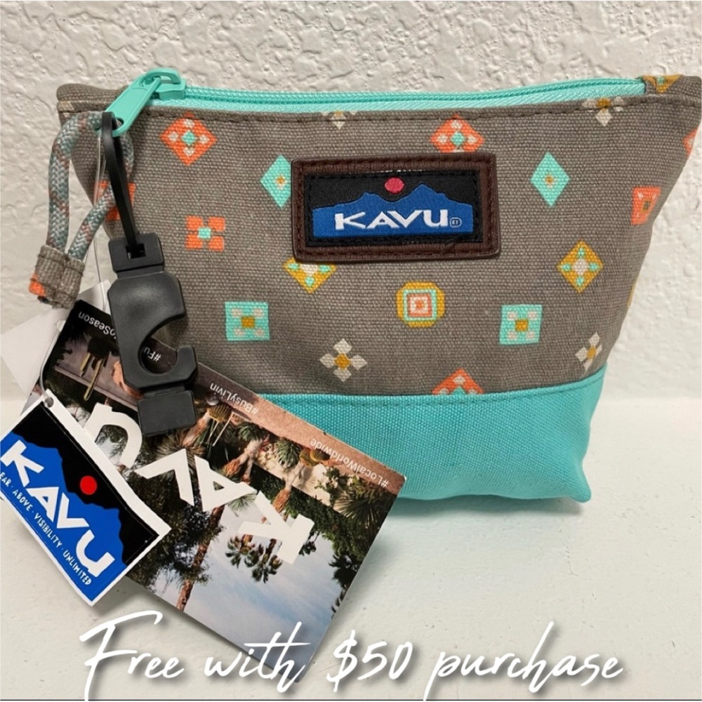 🆕KAVU•Quick Zip Pouch Fun Foulard Bag Organizer - $50 or more Bundle Offer